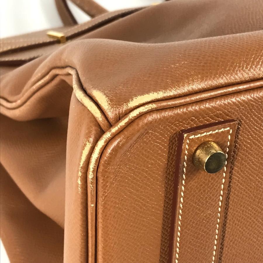 HERMES エルメス バーキン40 バーキン 40 カバン  トートバッグ ハンドバッグ ゴールド ブラウン ユニセックス【中古】 | HERMES | 06