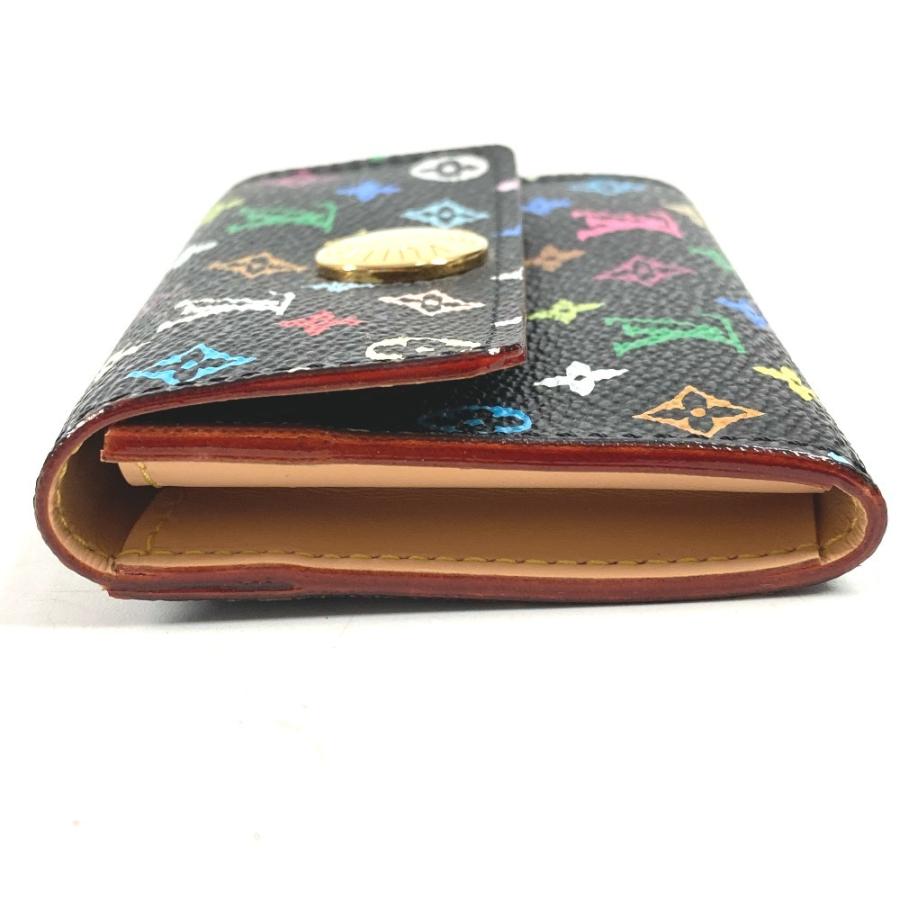 LOUIS VUITTON ルイヴィトン M60007 ポルトモネ コージー 財布 小銭入れ  フラップ モノグラムマルチカラー コインケース ノワール【中古】 | LOUIS VUITTON | 03