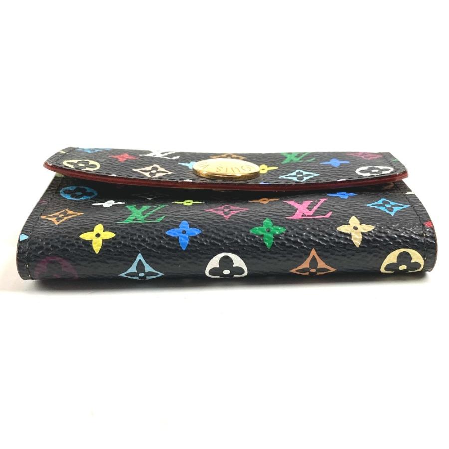 LOUIS VUITTON ルイヴィトン M60007 ポルトモネ コージー 財布 小銭入れ  フラップ モノグラムマルチカラー コインケース ノワール【中古】 | LOUIS VUITTON | 04