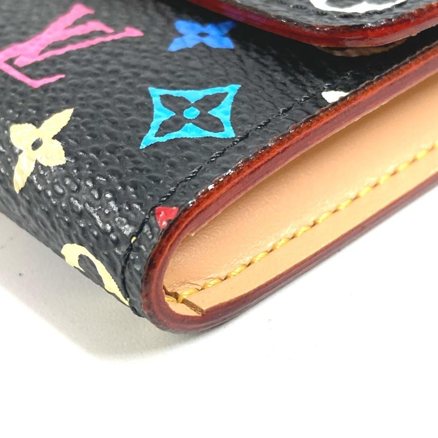 LOUIS VUITTON ルイヴィトン M60007 ポルトモネ コージー 財布 小銭入れ  フラップ モノグラムマルチカラー コインケース ノワール【中古】 | LOUIS VUITTON | 05