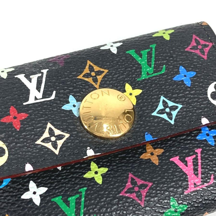 LOUIS VUITTON ルイヴィトン M60007 ポルトモネ コージー 財布 小銭入れ  フラップ モノグラムマルチカラー コインケース ノワール【中古】 | LOUIS VUITTON | 07
