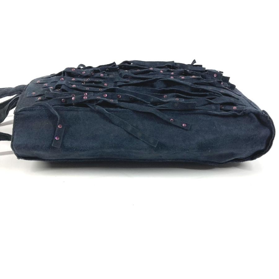 CHANEL シャネル フリンジ タッセル　ラインストーン トートバッグ ヴィンテージ ハンドバッグ ネイビー レディース【中古】 | CHANEL | 03