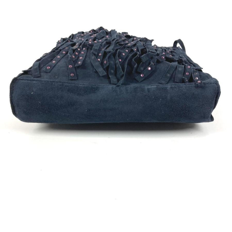 CHANEL シャネル フリンジ タッセル　ラインストーン トートバッグ ヴィンテージ ハンドバッグ ネイビー レディース【中古】 | CHANEL | 04