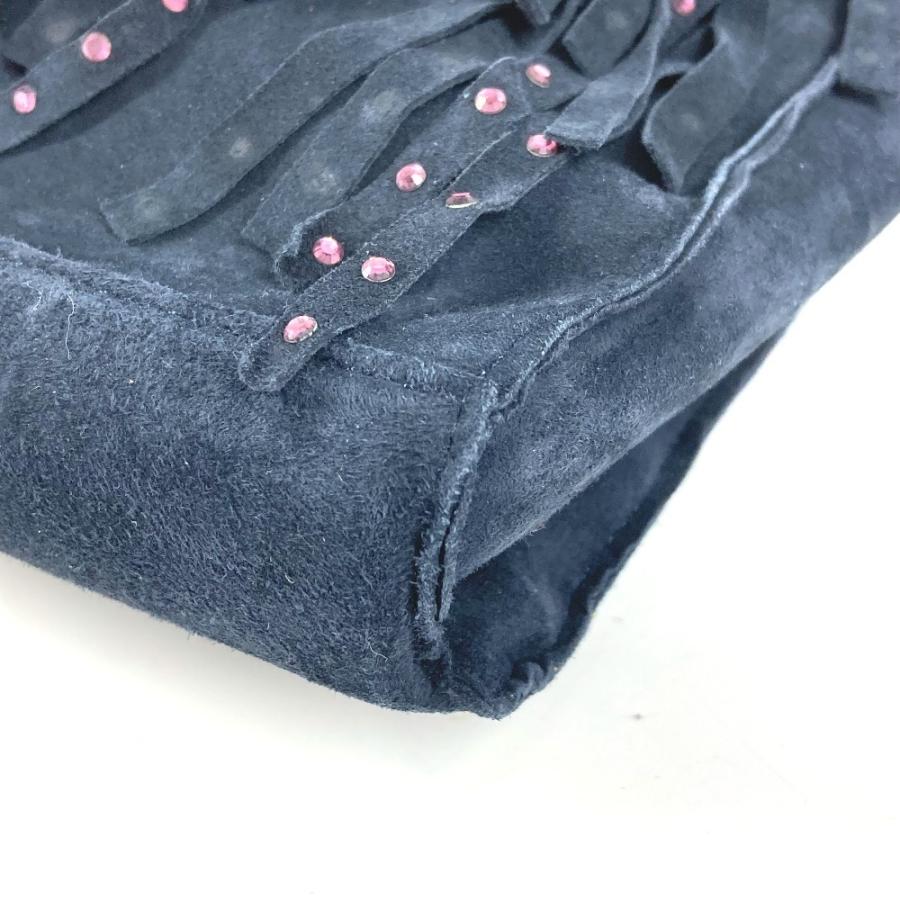 CHANEL シャネル フリンジ タッセル　ラインストーン トートバッグ ヴィンテージ ハンドバッグ ネイビー レディース【中古】 | CHANEL | 05