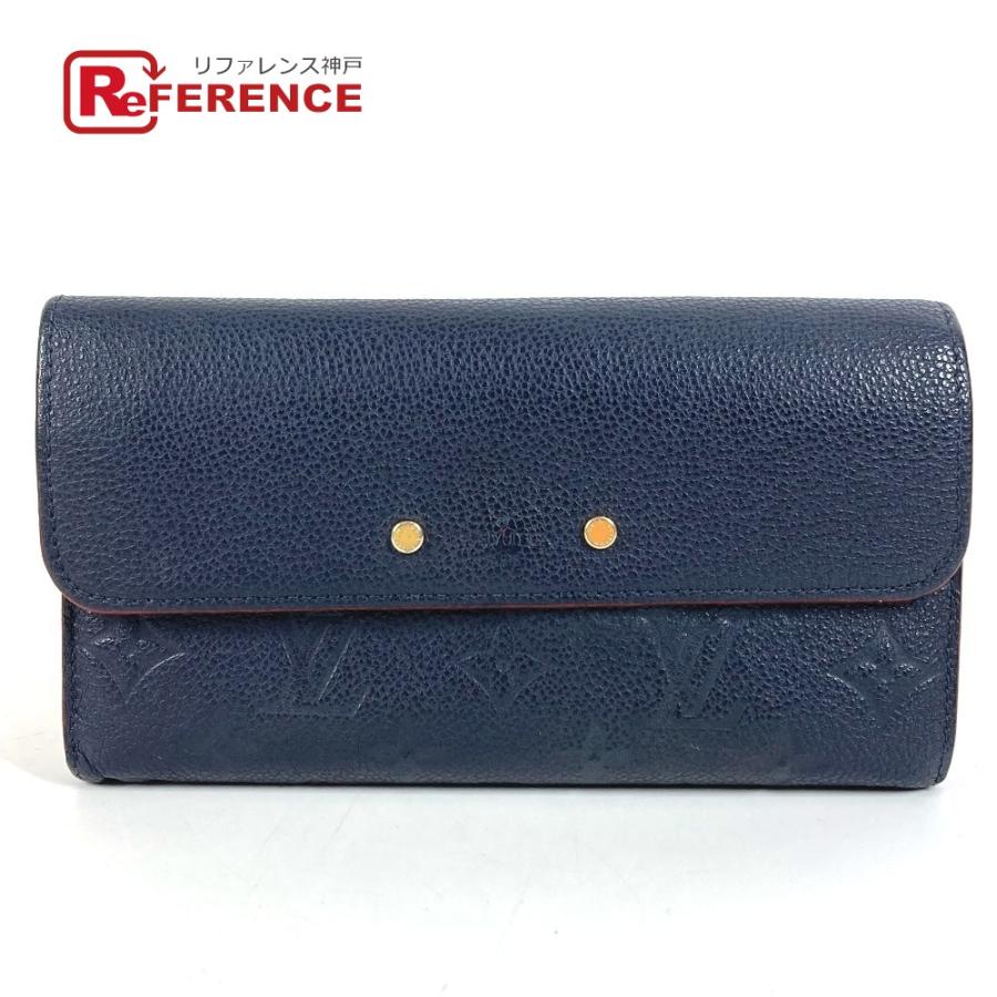 LOUIS VUITTON ルイヴィトン M62127 ポルトフォイユポンヌフ ロングウォレット  モノグラムアンプラント 長財布 マリーヌルージュ【中古】 | LOUIS VUITTON