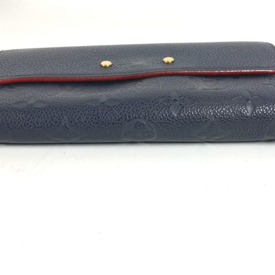 LOUIS VUITTON ルイヴィトン M62127 ポルトフォイユポンヌフ ロングウォレット  モノグラムアンプラント 長財布 マリーヌルージュ【中古】 | LOUIS VUITTON | 04