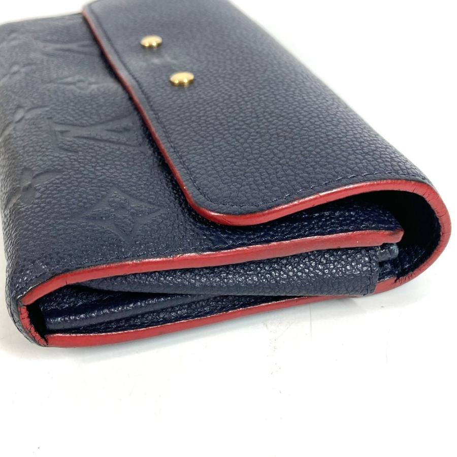 LOUIS VUITTON ルイヴィトン M62127 ポルトフォイユポンヌフ ロングウォレット  モノグラムアンプラント 長財布 マリーヌルージュ【中古】 | LOUIS VUITTON | 05