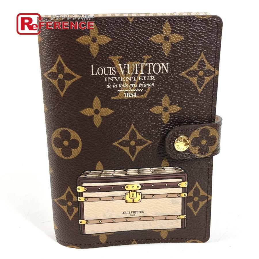 美品 LOUIS VUITTON ルイヴィトン R20028 アジェンダPM システム手帳 ステーショナリー モノグラムトランク＆ロック 手帳カバー 【中古】 | LOUIS VUITTON