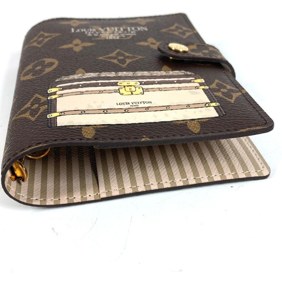 美品 LOUIS VUITTON ルイヴィトン R20028 アジェンダPM システム手帳 ステーショナリー モノグラムトランク＆ロック 手帳カバー 【中古】 | LOUIS VUITTON | 04