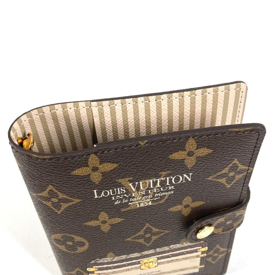 美品 LOUIS VUITTON ルイヴィトン R20028 アジェンダPM システム手帳 ステーショナリー モノグラムトランク＆ロック 手帳カバー 【中古】 | LOUIS VUITTON | 05