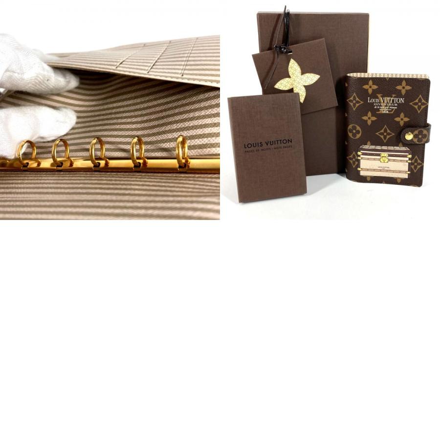 美品 LOUIS VUITTON ルイヴィトン R20028 アジェンダPM システム手帳 ステーショナリー モノグラムトランク＆ロック 手帳カバー 【中古】 | LOUIS VUITTON | 09