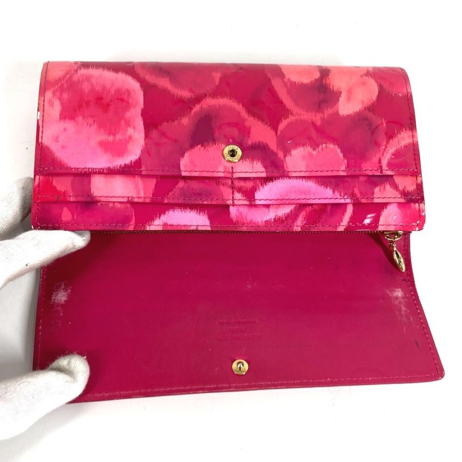 LOUIS VUITTON ルイヴィトン M90022 ポルトフォイユサラ ロングウォレット 花柄 モノグラムイカットフラワー 長財布 ピンク【中古】 | LOUIS VUITTON | 06