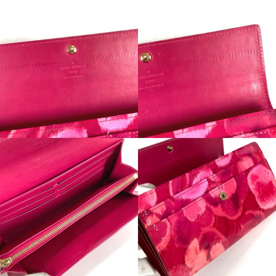 LOUIS VUITTON ルイヴィトン M90022 ポルトフォイユサラ ロングウォレット 花柄 モノグラムイカットフラワー 長財布 ピンク【中古】 | LOUIS VUITTON | 08