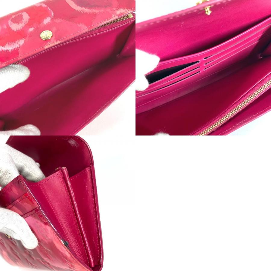 LOUIS VUITTON ルイヴィトン M90022 ポルトフォイユサラ ロングウォレット 花柄 モノグラムイカットフラワー 長財布 ピンク【中古】 | LOUIS VUITTON | 09