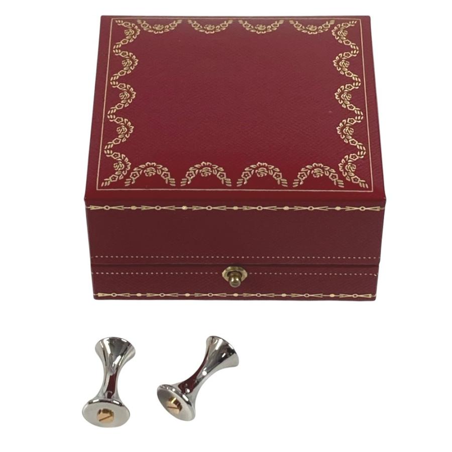 CARTIER カルティエ ディアボロ カフス アクセサリー ジュエリー コンビ カフス シルバー ユニセックス【中古】 | Cartier | 05