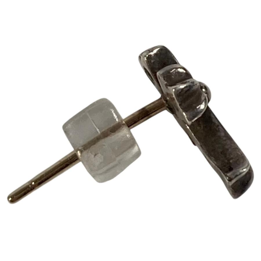 CHROME HEARTS クロムハーツ No2 CH CRS FAT CHクロス 2 ファット スタッド ピアス アクセサリー ピアス シルバー【中古】 |  | 04