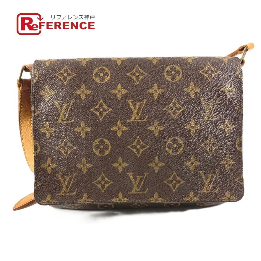 LOUIS VUITTON ルイヴィトン M51257 ミュゼットタンゴ ショート フラップ モノグラム ショルダーバッグ ブラウン ユニセックス【中古】 | LOUIS VUITTON