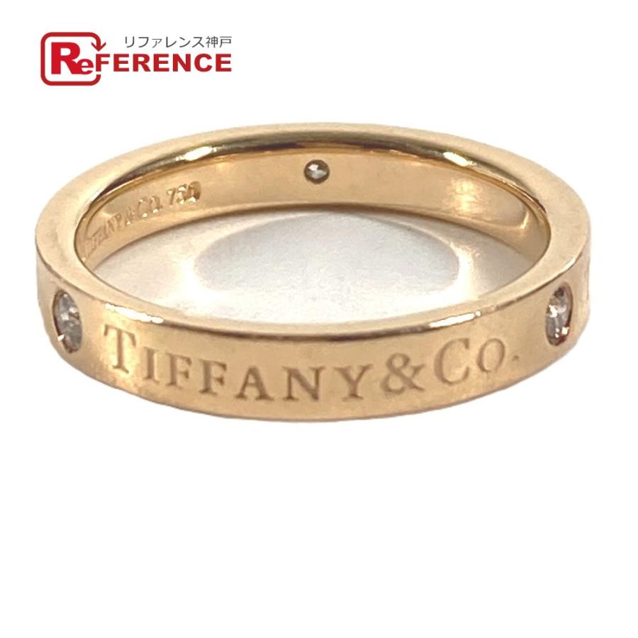 TIFFANY&Co. ティファニー フラットバンド ダイヤモンド ダイヤ 3P アクセサリー ジュエリー K18 金 18K リング・指輪 イエロー【中古】 | TIFFANY&Co.
