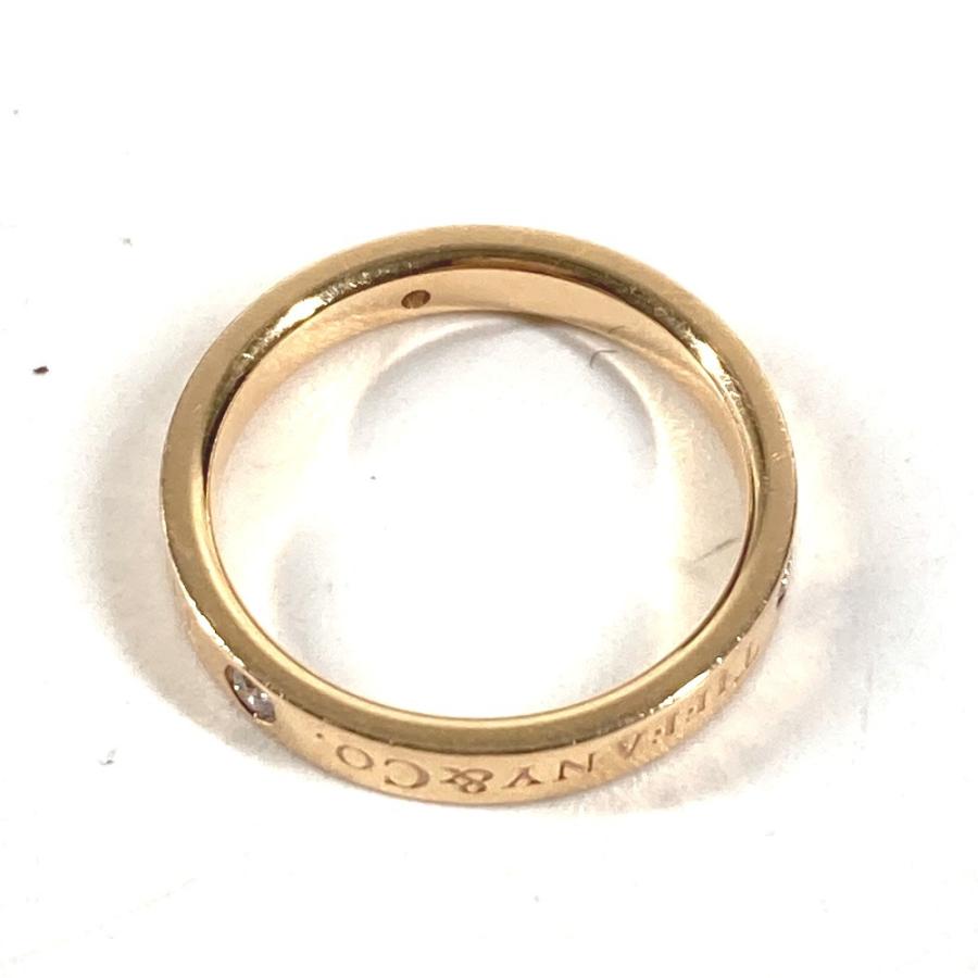 TIFFANY&Co. ティファニー フラットバンド ダイヤモンド ダイヤ 3P アクセサリー ジュエリー K18 金 18K リング・指輪 イエロー【中古】 | TIFFANY&Co. | 02