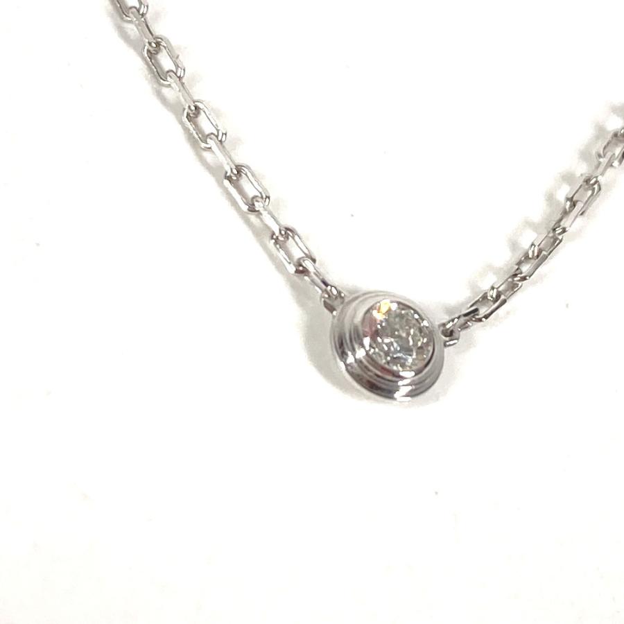 美品 CARTIER カルティエ ダムール ネックレス XS アクセサリー チェーン K18 金 18K ネックレス シルバー ユニセックス【中古】 | Cartier | 02