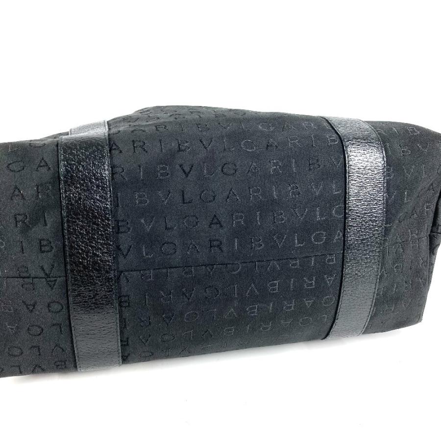 BVLGARI ブルガリ ロゴマニア カバン 肩掛け トートバッグ ポーチ付き  ショルダーバッグ ブラック ユニセックス【中古】 | BVLGARI | 05