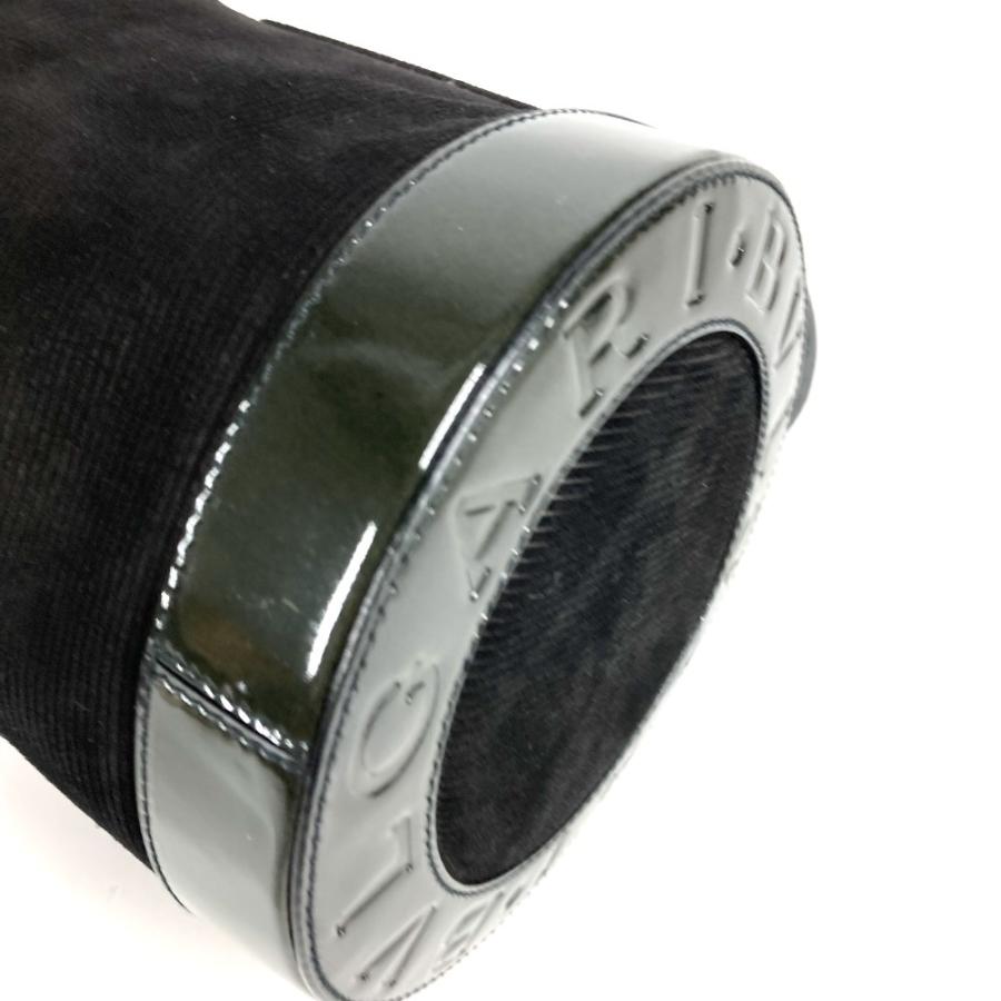 BVLGARI ブルガリ ブルガリブルガリロゴ カバン 肩掛け 筒形 ショルダーバッグ ブラック ユニセックス【中古】 | BVLGARI | 06