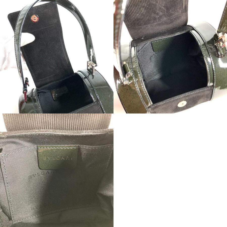 BVLGARI ブルガリ ブルガリブルガリロゴ カバン 肩掛け 筒形 ショルダーバッグ ブラック ユニセックス【中古】 | BVLGARI | 09