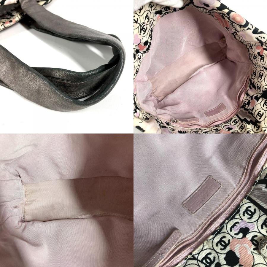 CHANEL シャネル  ロゴ CC ココマーク 総柄 カバン 肩掛け トートバッグ ヴィンテージ ショルダーバッグ マルチカラー【中古】 | CHANEL | 08