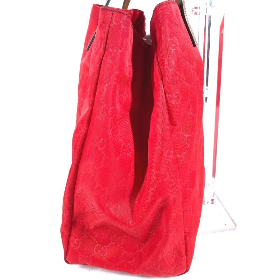 GUCCI グッチ 282439 ロゴ GG カバン 肩掛け トートバッグ ショルダーバッグ レッド ユニセックス【中古】 | GUCCI | 03