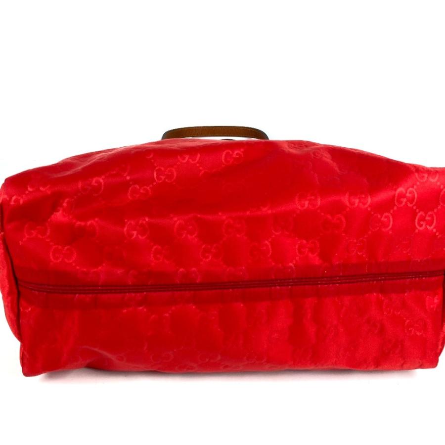 GUCCI グッチ 282439 ロゴ GG カバン 肩掛け トートバッグ ショルダーバッグ レッド ユニセックス【中古】 | GUCCI | 04