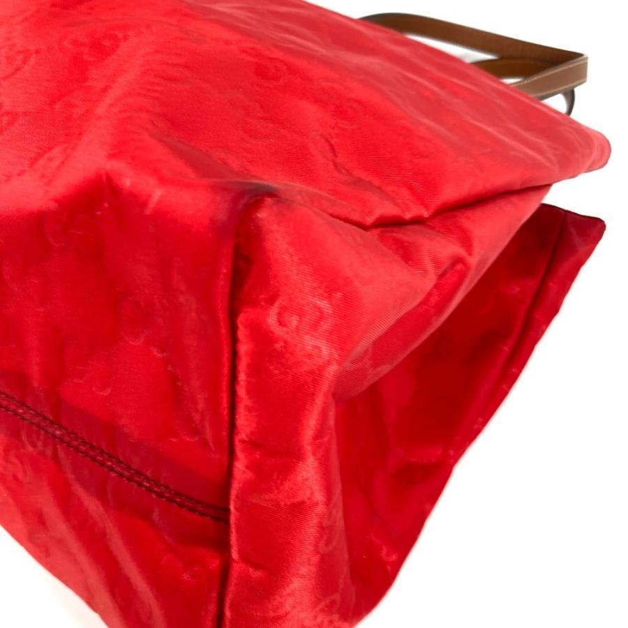 GUCCI グッチ 282439 ロゴ GG カバン 肩掛け トートバッグ ショルダーバッグ レッド ユニセックス【中古】 | GUCCI | 05