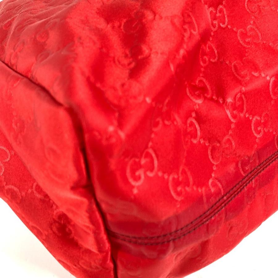 GUCCI グッチ 282439 ロゴ GG カバン 肩掛け トートバッグ ショルダーバッグ レッド ユニセックス【中古】 | GUCCI | 06