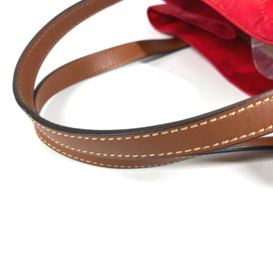 GUCCI グッチ 282439 ロゴ GG カバン 肩掛け トートバッグ ショルダーバッグ レッド ユニセックス【中古】 | GUCCI | 08