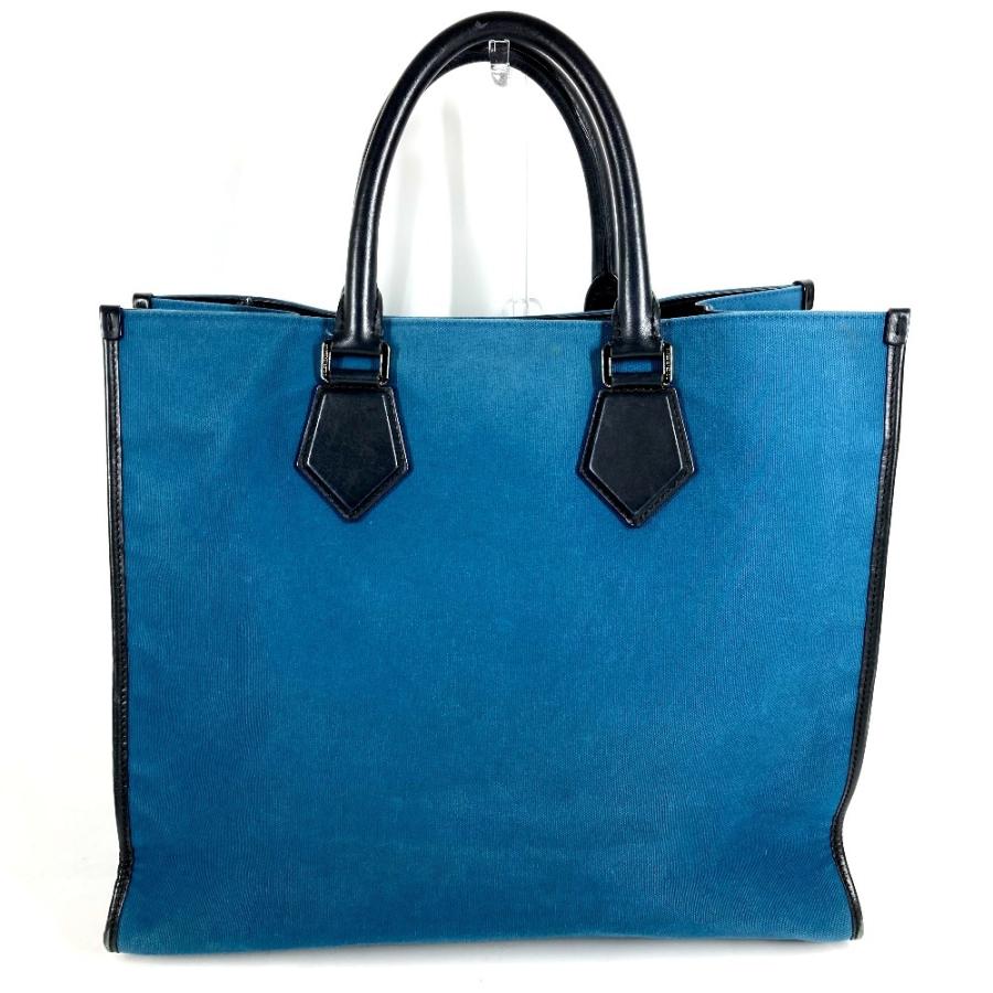 DOLCE&GABBANA ドルガバ ロゴ カバン 2WAYバッグ トートバッグ ショッピングバッグ ショルダーバッグ ブルー ユニセックス【中古】 |  | 02