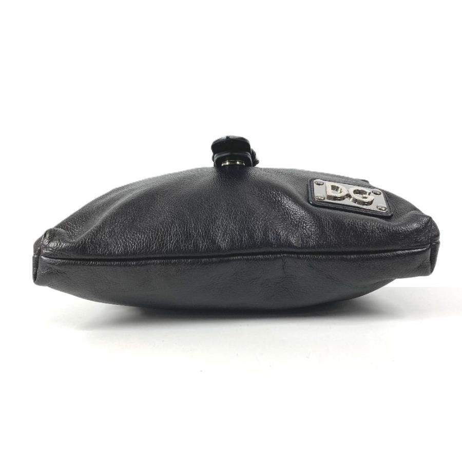 DOLCE&GABBANA ドルガバ ロゴ DG カバン 斜め掛け ショルダーバッグ ブラック ユニセックス【中古】 |  | 04