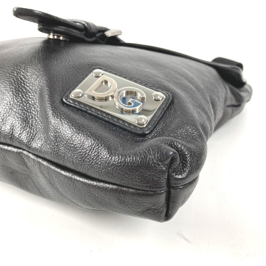 DOLCE&GABBANA ドルガバ ロゴ DG カバン 斜め掛け ショルダーバッグ ブラック ユニセックス【中古】 |  | 05