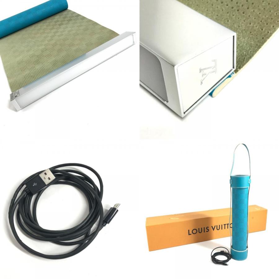 美品 LOUIS VUITTON ルイヴィトン R96628 ランプ Surface Lamp By Nendo インテリア ネンド 佐藤オオキ オブジェ ブルー【中古】 | LOUIS VUITTON | 08