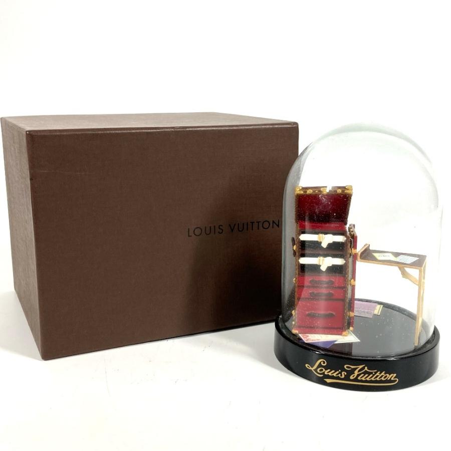 LOUIS VUITTON ルイヴィトン トランク ボックス スノードーム インテリア モノグラム オブジェ ブラック ユニセックス【中古】 | LOUIS VUITTON | 09