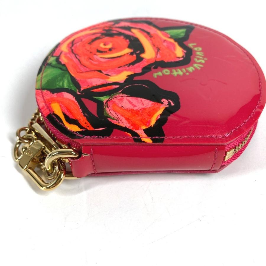 LOUIS VUITTON ルイヴィトン M93690 ポルト モネ シャポー 財布 小銭入れ モノグラムヴェルニ ローズ コインケース ピンク【中古】 | LOUIS VUITTON | 01