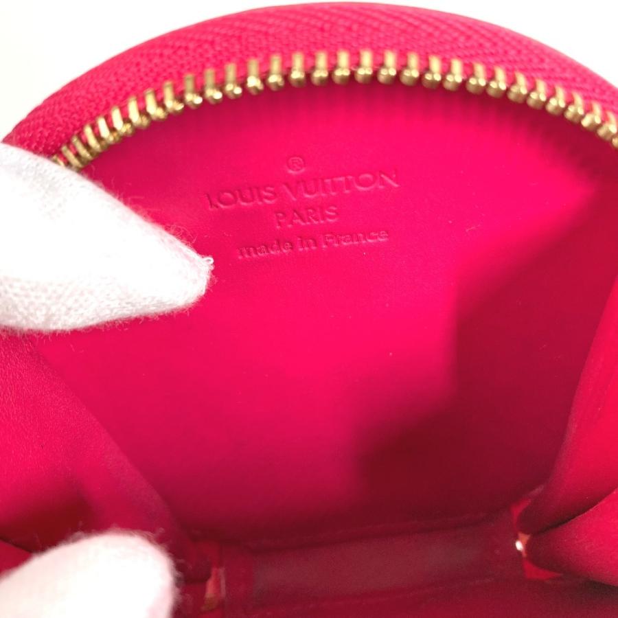 LOUIS VUITTON ルイヴィトン M93690 ポルト モネ シャポー 財布 小銭入れ モノグラムヴェルニ ローズ コインケース ピンク【中古】 | LOUIS VUITTON | 08