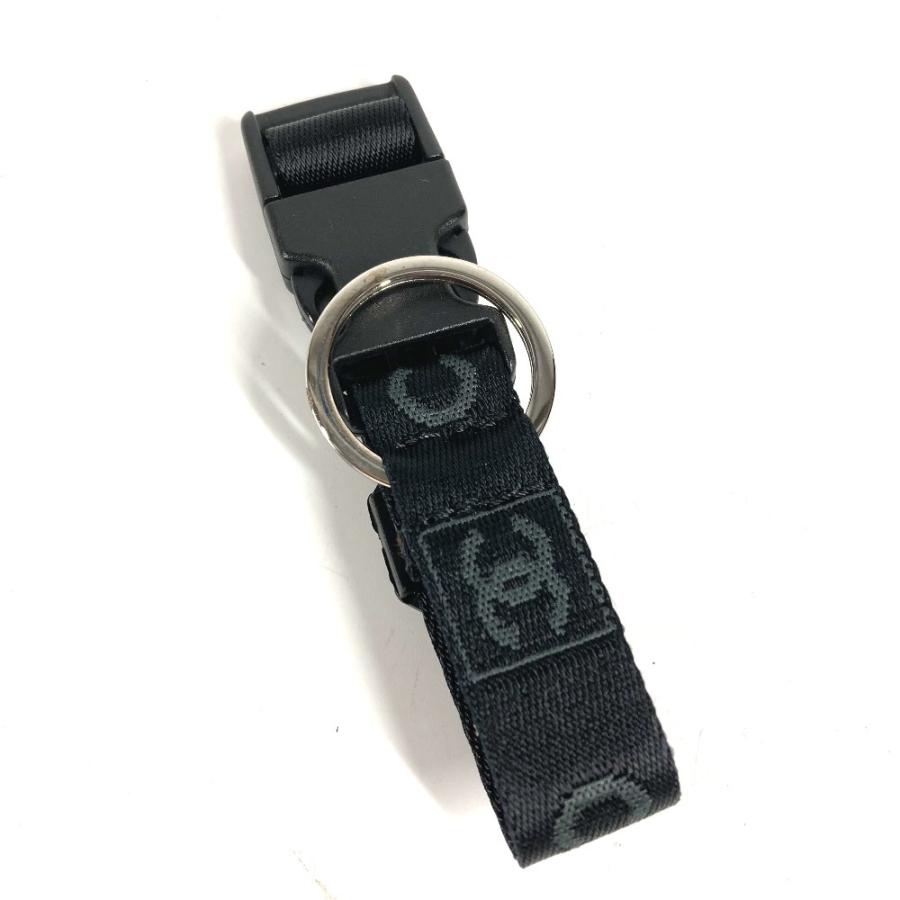 CHANEL シャネル 方位磁石 アクセサリー キーリング スポーツ CC ココマーク 03A ブレスレット ブラック ユニセックス【中古】 | CHANEL | 01