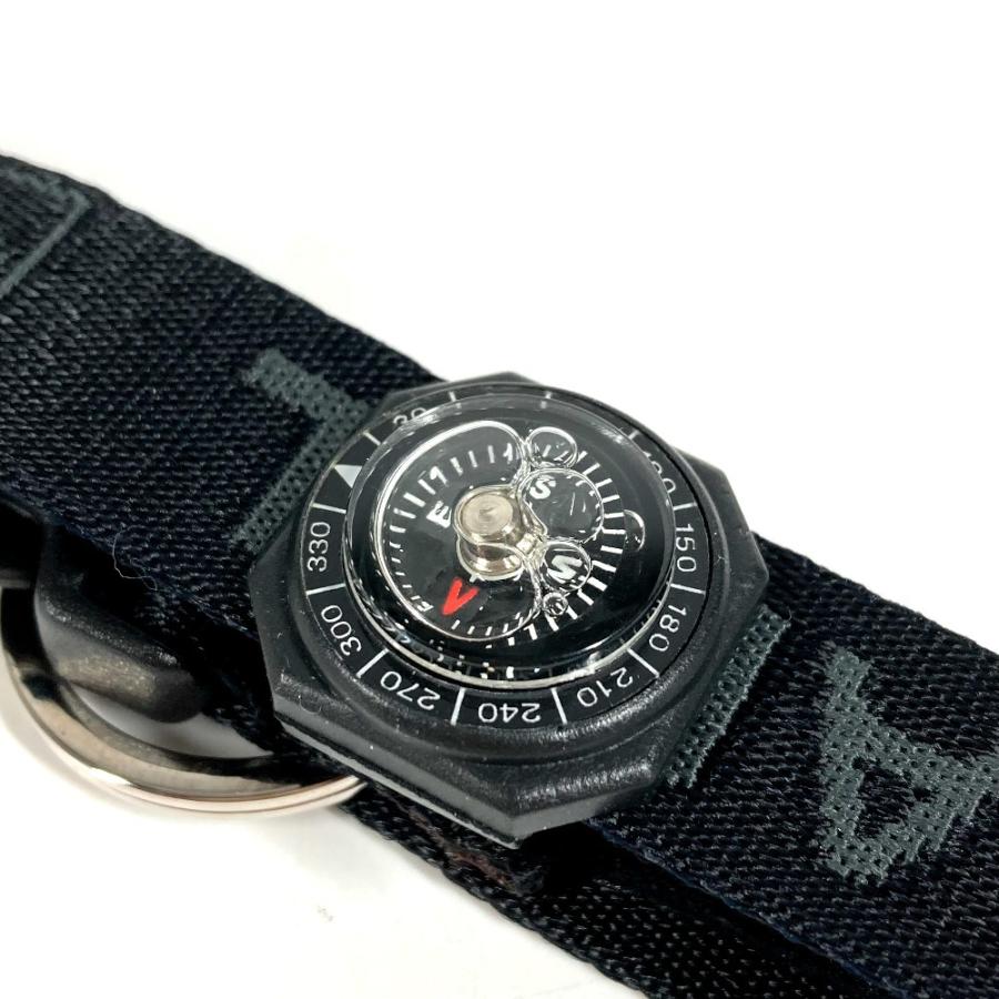 CHANEL シャネル 方位磁石 アクセサリー キーリング スポーツ CC ココマーク 03A ブレスレット ブラック ユニセックス【中古】 | CHANEL | 03