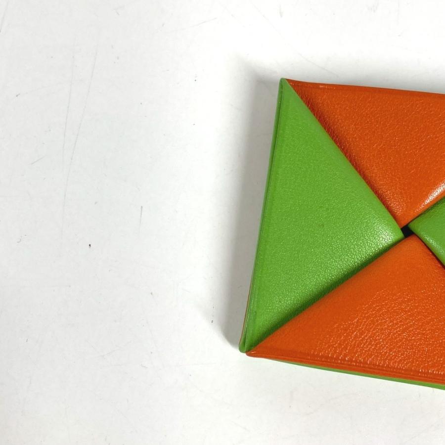 HERMES エルメス ズールー バイカラー スクエア 財布 小銭入れ コインケース グリーン レディース【中古】 | HERMES | 05