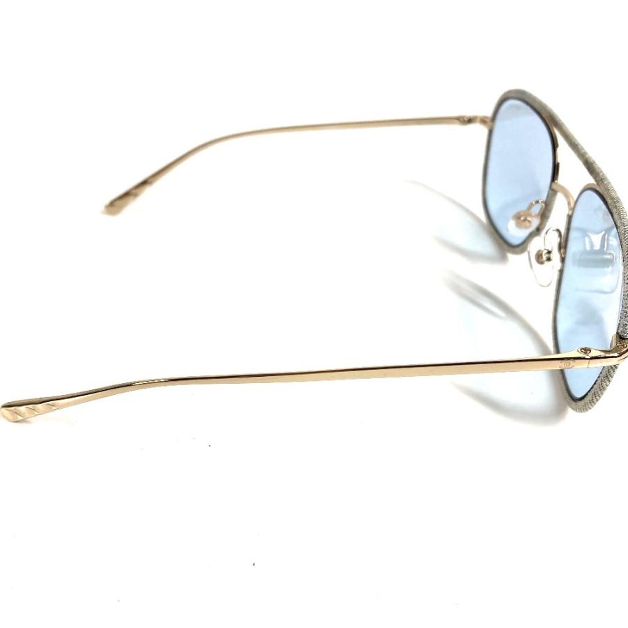 CHANEL シャネル 4249-J CC ココマーク ロゴ めがね メガネ アイウェア 眼鏡 デニム サングラス ブルー ユニセックス【中古】 | CHANEL | 02