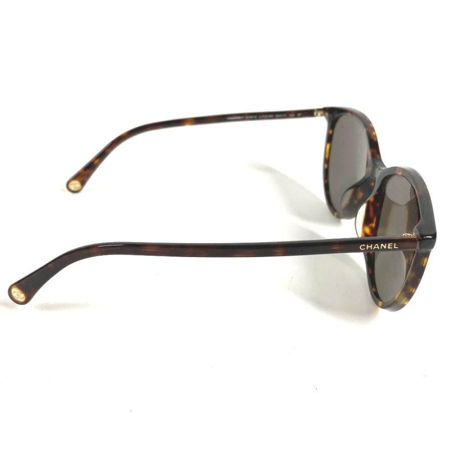 CHANEL シャネル 5448-A CC ココマーク ロゴ めがね メガネ アイウェア 眼鏡 サングラス ブラウン ユニセックス【中古】 | CHANEL | 01