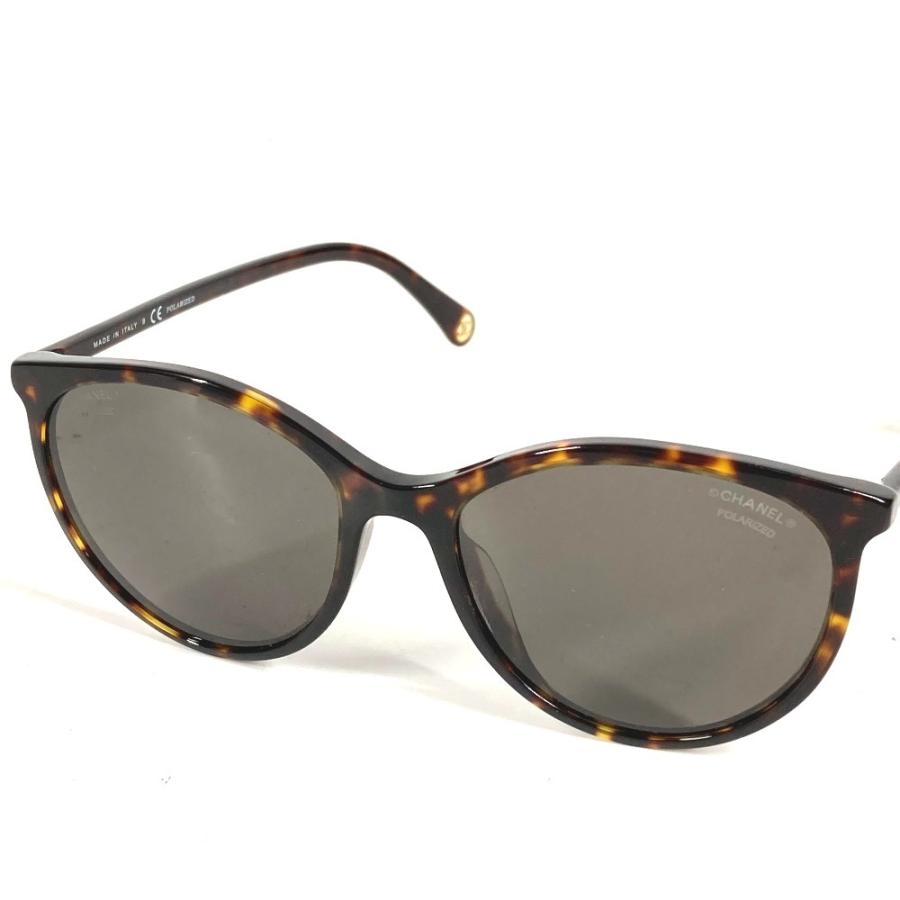 CHANEL シャネル 5448-A CC ココマーク ロゴ めがね メガネ アイウェア 眼鏡 サングラス ブラウン ユニセックス【中古】 | CHANEL | 02