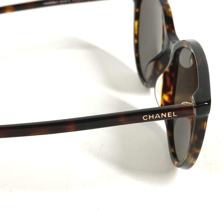 CHANEL シャネル 5448-A CC ココマーク ロゴ めがね メガネ アイウェア 眼鏡 サングラス ブラウン ユニセックス【中古】 | CHANEL | 03