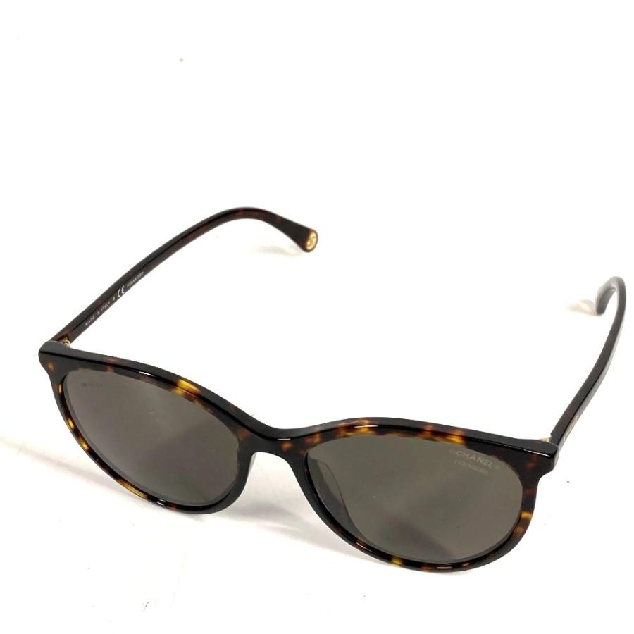 CHANEL シャネル 5448-A CC ココマーク ロゴ めがね メガネ アイウェア 眼鏡 サングラス ブラウン ユニセックス【中古】 | CHANEL | 08