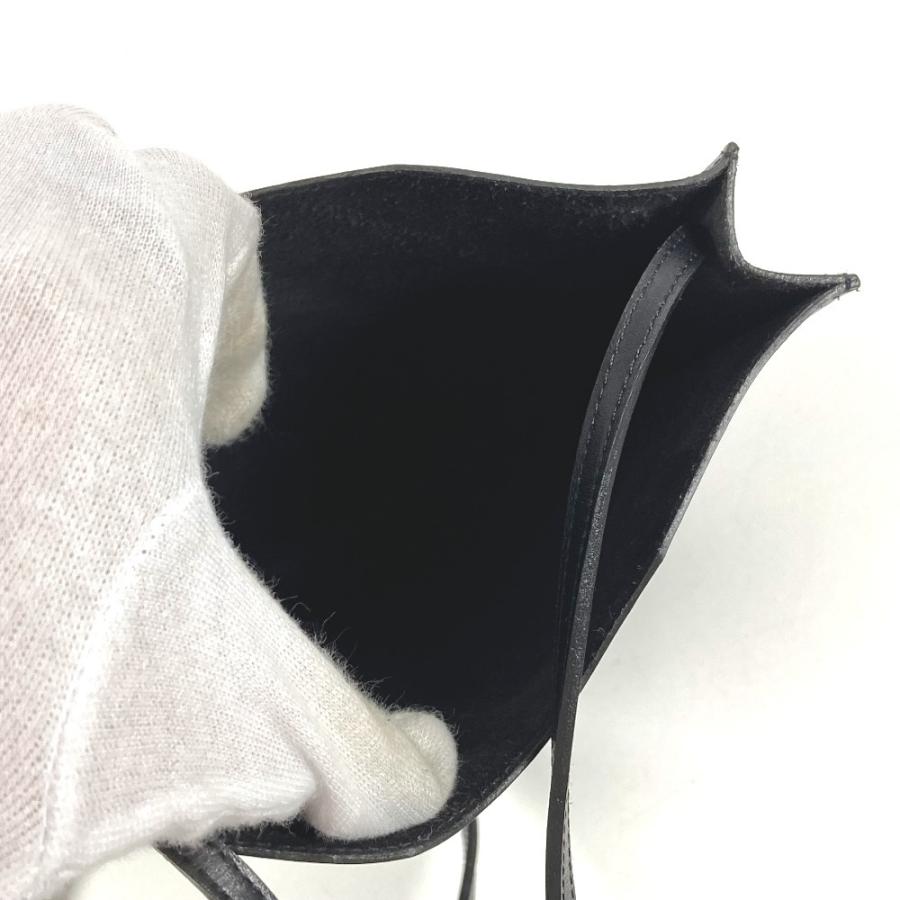 HERMES エルメス オニメトゥ カバン バッグ 斜め掛け ポシェット ショルダーバッグ ブラック ユニセックス【中古】 | HERMES | 06