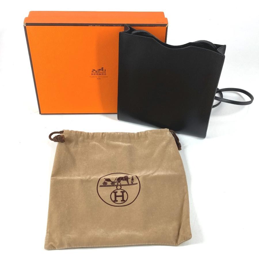 HERMES エルメス オニメトゥ カバン バッグ 斜め掛け ポシェット ショルダーバッグ ブラック ユニセックス【中古】 | HERMES | 09